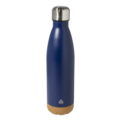 Recouver donker blauw  geïsoleerde fles 