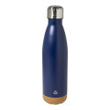 Recouver donker blauw  geïsoleerde fles 