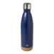 Recouver donker blauw  geïsoleerde fles 