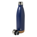 Recouver donker blauw  geïsoleerde fles 