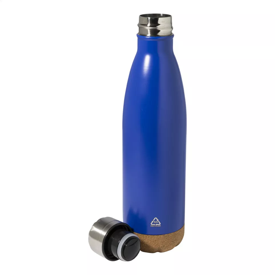 Recouver blauw  geïsoleerde fles 