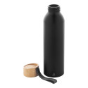 Ralusip Plus black  recycled aluminium bottle 