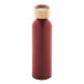 Ralusip Plus rood  gerecyclede aluminium fles 