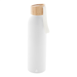 Ralusip Plus white  recycled aluminium bottle 