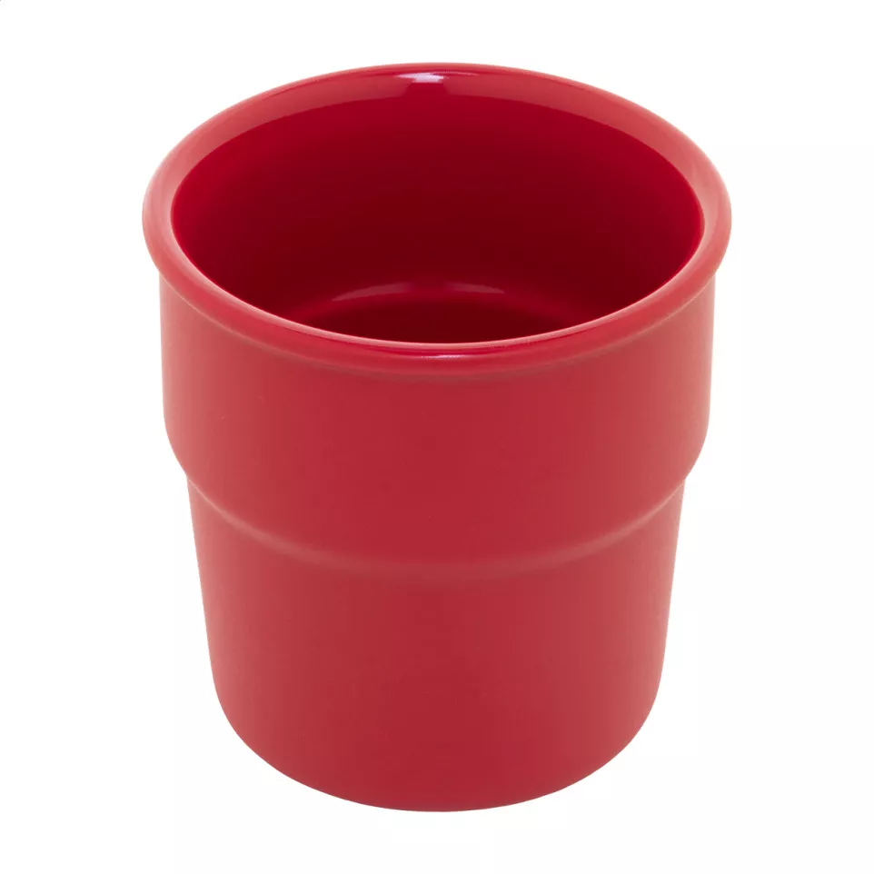 Calliope red  ceramic cup 