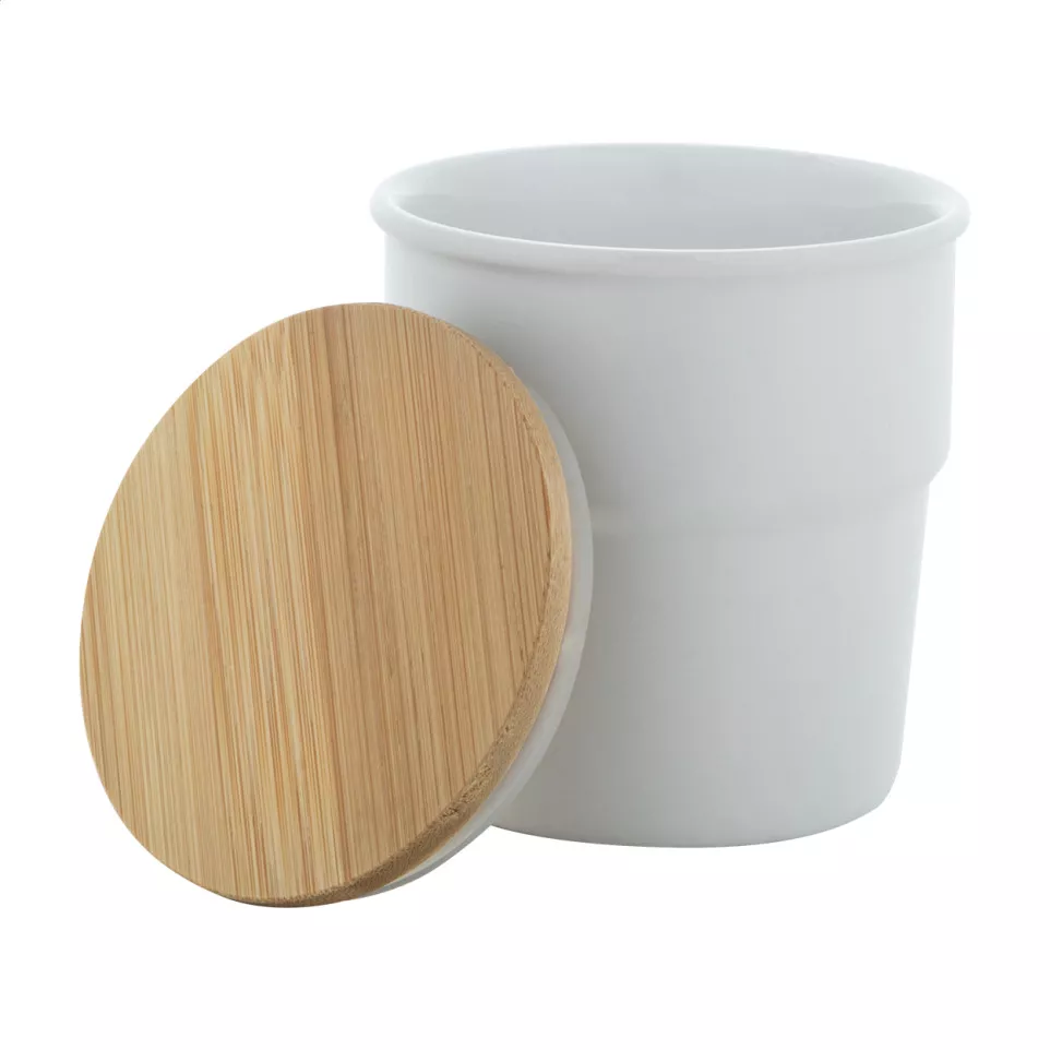 Calliope white  ceramic cup 