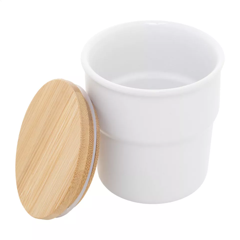 Calliope white  ceramic cup 