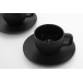Caturra Plus black  cappuccino cup set 