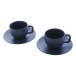 Caturra Plus dark blue  cappuccino cup set 