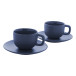 Caturra Plus dark blue  cappuccino cup set 