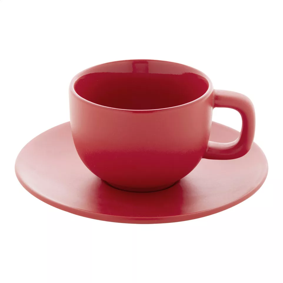 Caturra Plus red  cappuccino cup set 