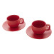 Caturra Plus red  cappuccino cup set 