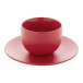 Caturra Plus red  cappuccino cup set 