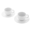 Caturra Plus white  cappuccino cup set 