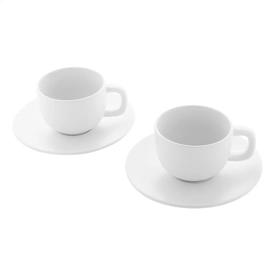 Caturra Plus white  cappuccino cup set 