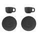 Caturra zwart  Espresso kopje set 