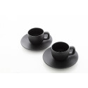 Caturra zwart  Espresso kopje set 