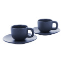 Caturra donker blauw  Espresso kopje set 