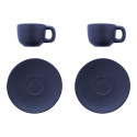 Caturra donker blauw  Espresso kopje set 