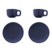 Caturra donker blauw  Espresso kopje set 