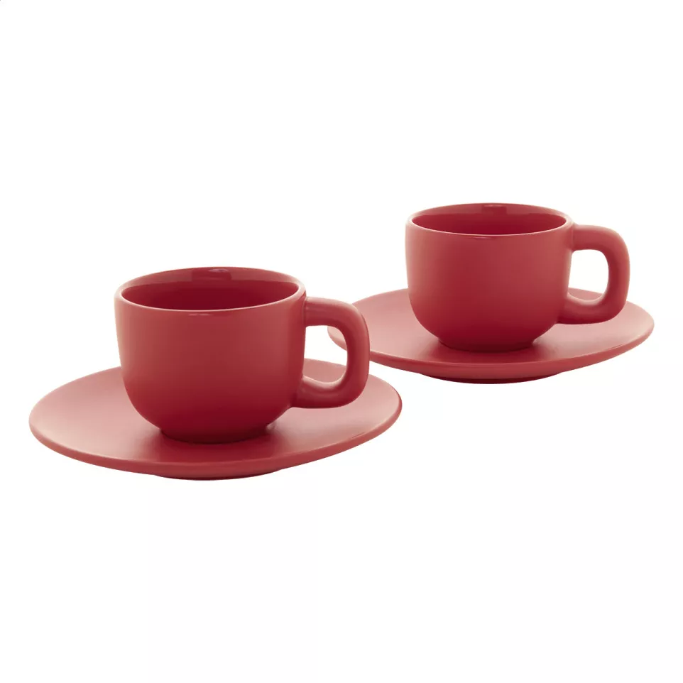 Caturra rood  Espresso kopje set 