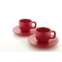 Caturra rood  Espresso kopje set 