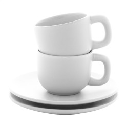 Caturra wit  Espresso kopje set 