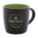 Sculptus green black mug 