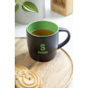 Sculptus green black mug 