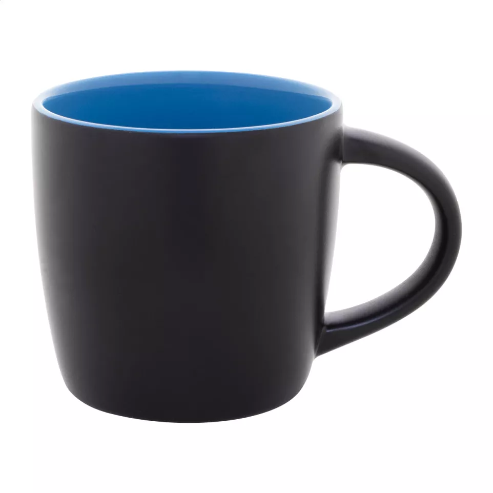 Sculptus blue black mug 