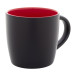 Sculptus rood zwart mok 