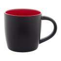 Sculptus red black mug 