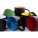 Sculptus orange black mug 
