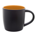 Sculptus orange black mug 