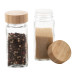 Kashmir transparent naturelle Set de 2 bouteiles pour condiments 