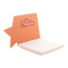 CreaStick Xmas Eco natural  custom sticky notepad, star 