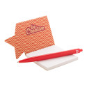 CreaStick Xmas Eco natural  custom sticky notepad, star 