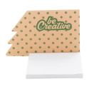 CreaStick Xmas Eco natural  custom sticky notepad, Christmas tree  
