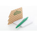 CreaStick Xmas Eco natural  custom sticky notepad, Christmas tree  
