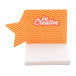 CreaStick Xmas white  custom sticky notepad, star 