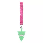 SuboFob Mobile Xmas wit  custom made RPET mobiel polsband 