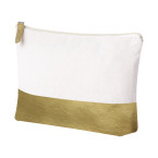 Mekkox gold  cosmetic bag 