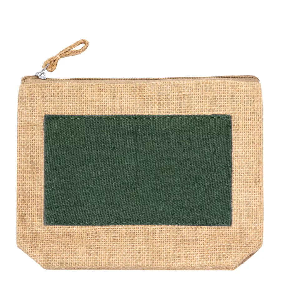 Gred green  cosmetic bag 