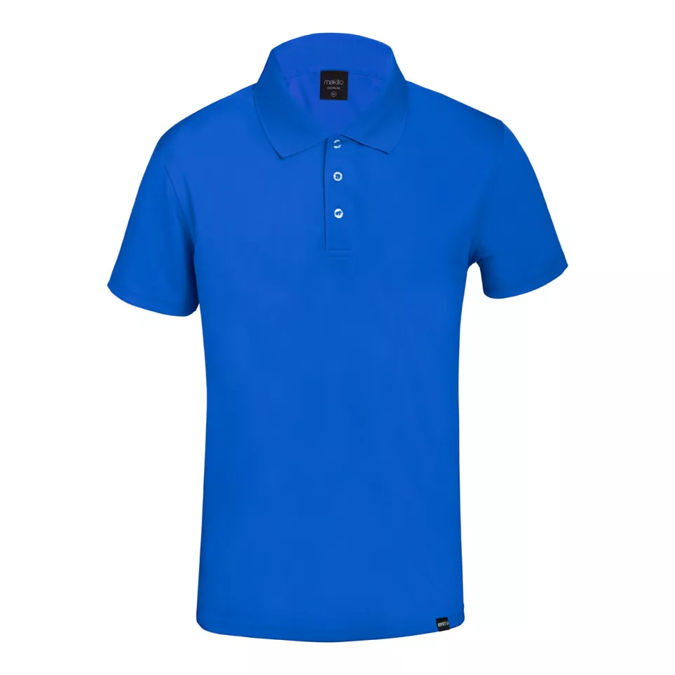 Noran blauw  RPET-poloshirt XL