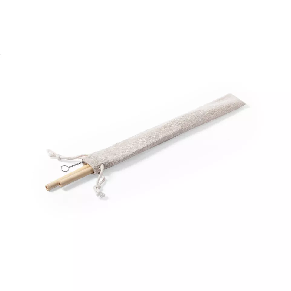 Piltu naturelle  pailles en bambou 
