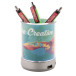 Tobi transparent  pen holder with USB hub 