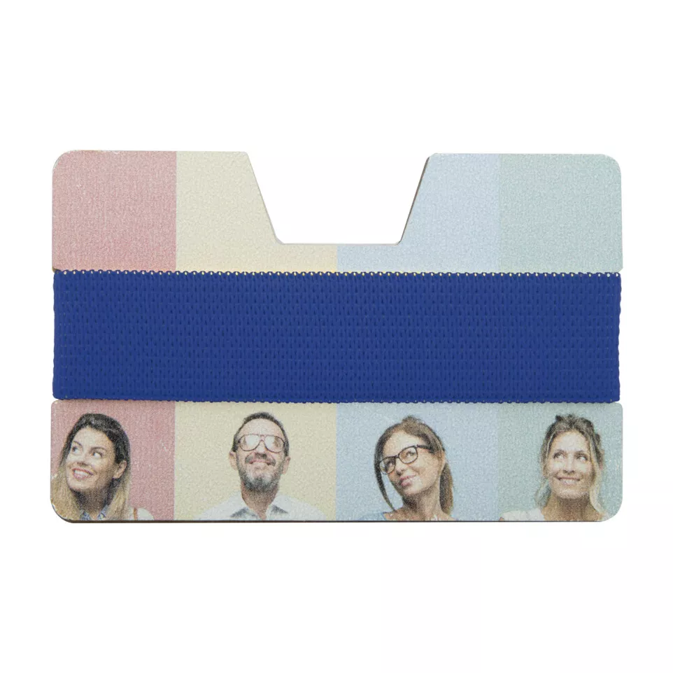 StriCard blue white card holder wallet 