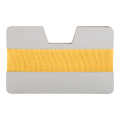 StriCard yellow white card holder wallet 
