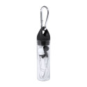 Kelty black white earphones 