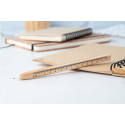 Burnham Black natural  ballpoint pen with ruler 